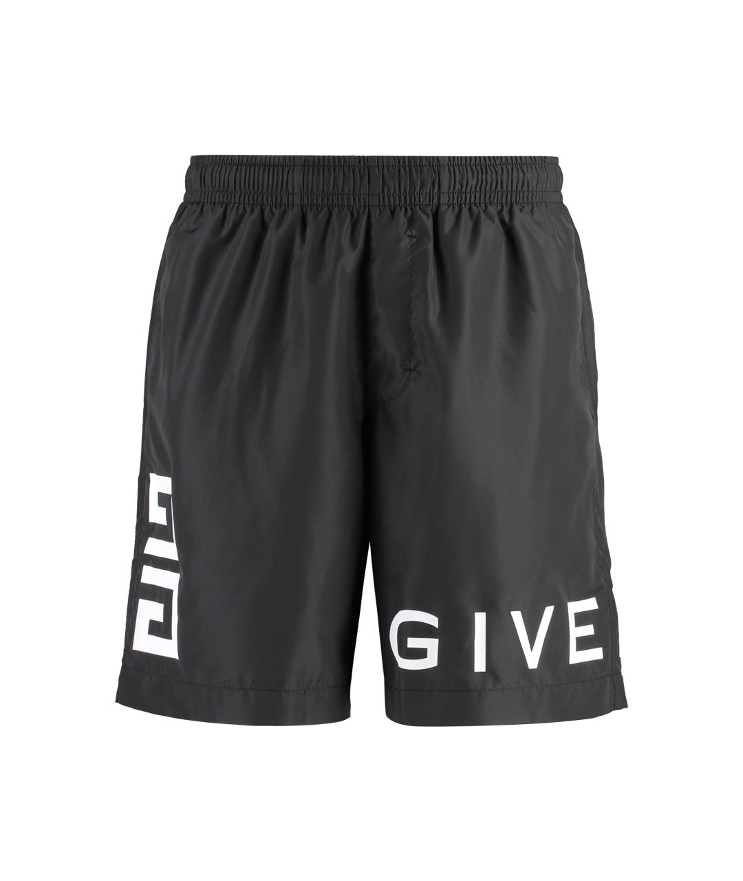 GIVENCHY Черные полиэстеровые плавки, фото 1