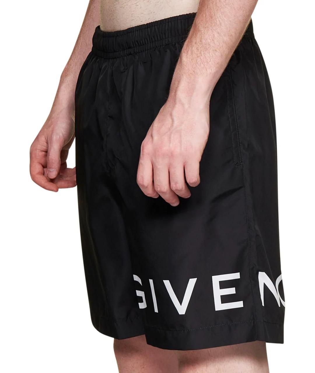GIVENCHY Черные полиэстеровые плавки, фото 4