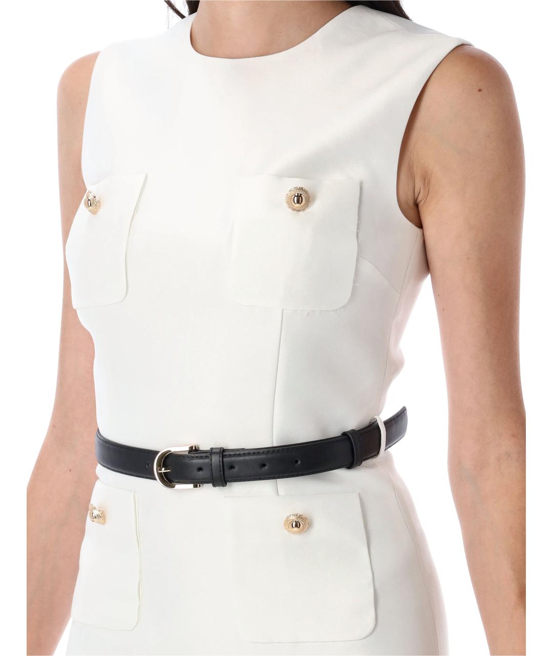 SELF-PORTRAIT Белое полиэстеровое повседневное платье, фото 4