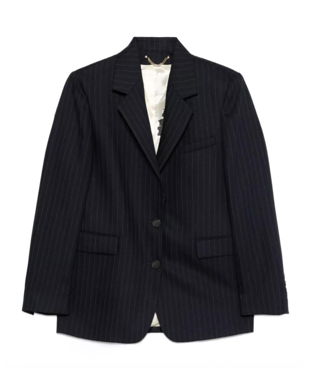 GOLDEN GOOSE DELUXE BRAND Темно-синий шерстяной жакет/пиджак, фото 1