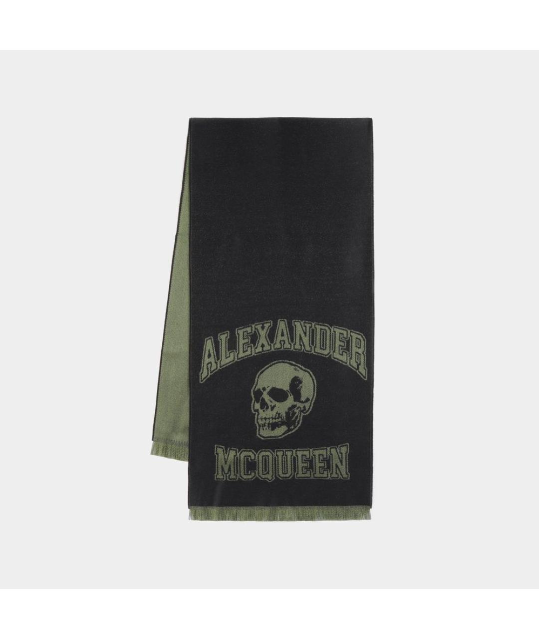 ALEXANDER MCQUEEN Мульти шерстяной шарф, фото 3