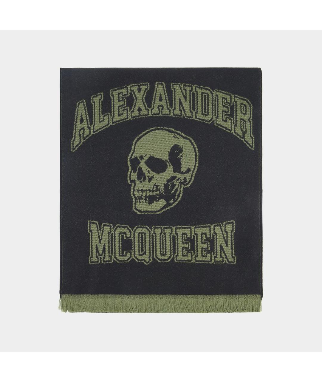 ALEXANDER MCQUEEN Мульти шерстяной шарф, фото 2