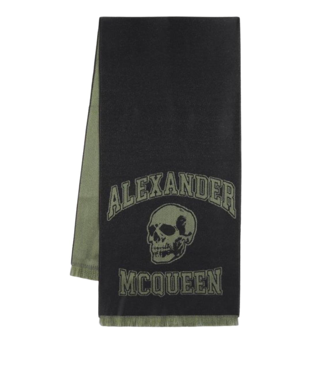 ALEXANDER MCQUEEN Мульти шерстяной шарф, фото 1