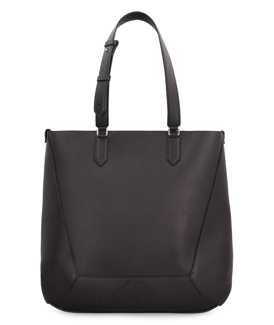 ALEXANDER MCQUEEN Черная сумка тоут, фото 3