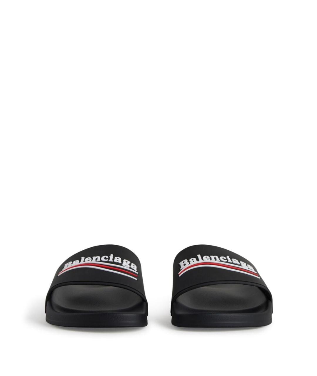 BALENCIAGA Черные шлепанцы, фото 5