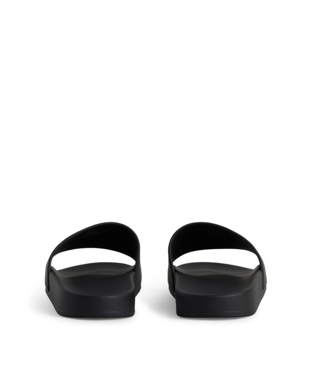 BALENCIAGA Черные шлепанцы, фото 4