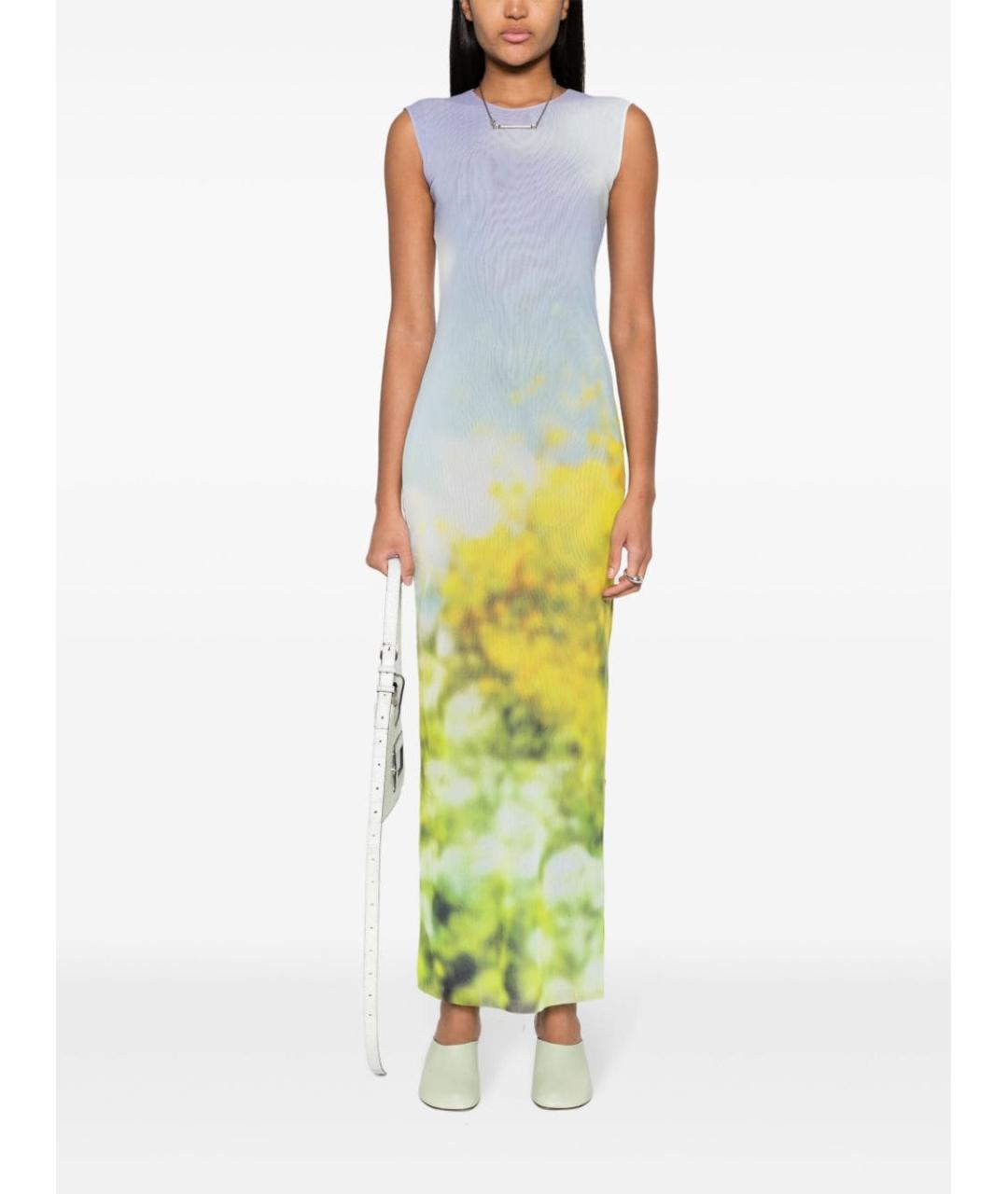 ACNE STUDIOS Мульти полиамидовое повседневное платье, фото 2