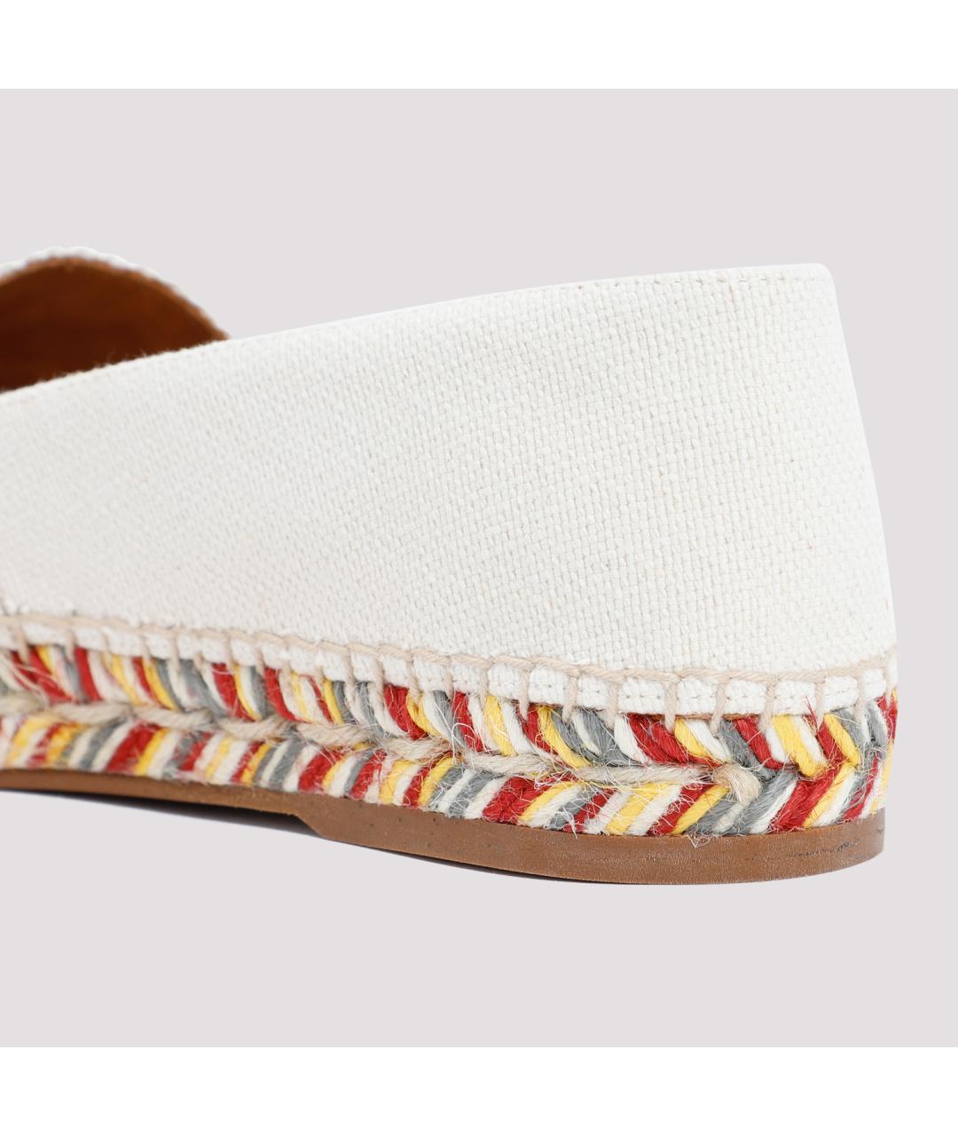 CHLOE Белые текстильные эспадрильи, фото 4