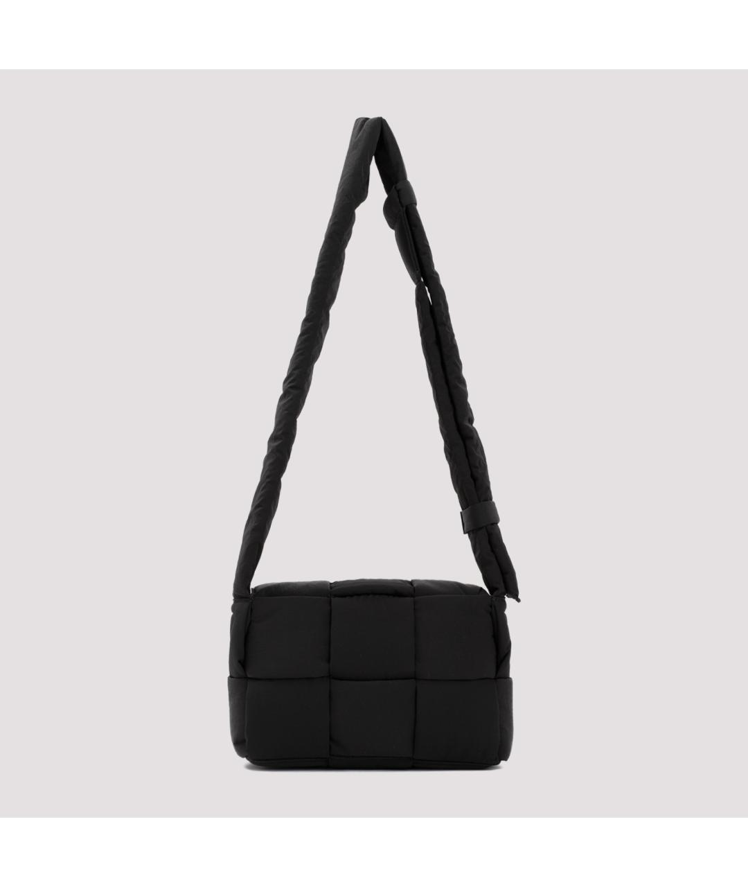 BOTTEGA VENETA Черная синтетическая сумка на плечо, фото 3