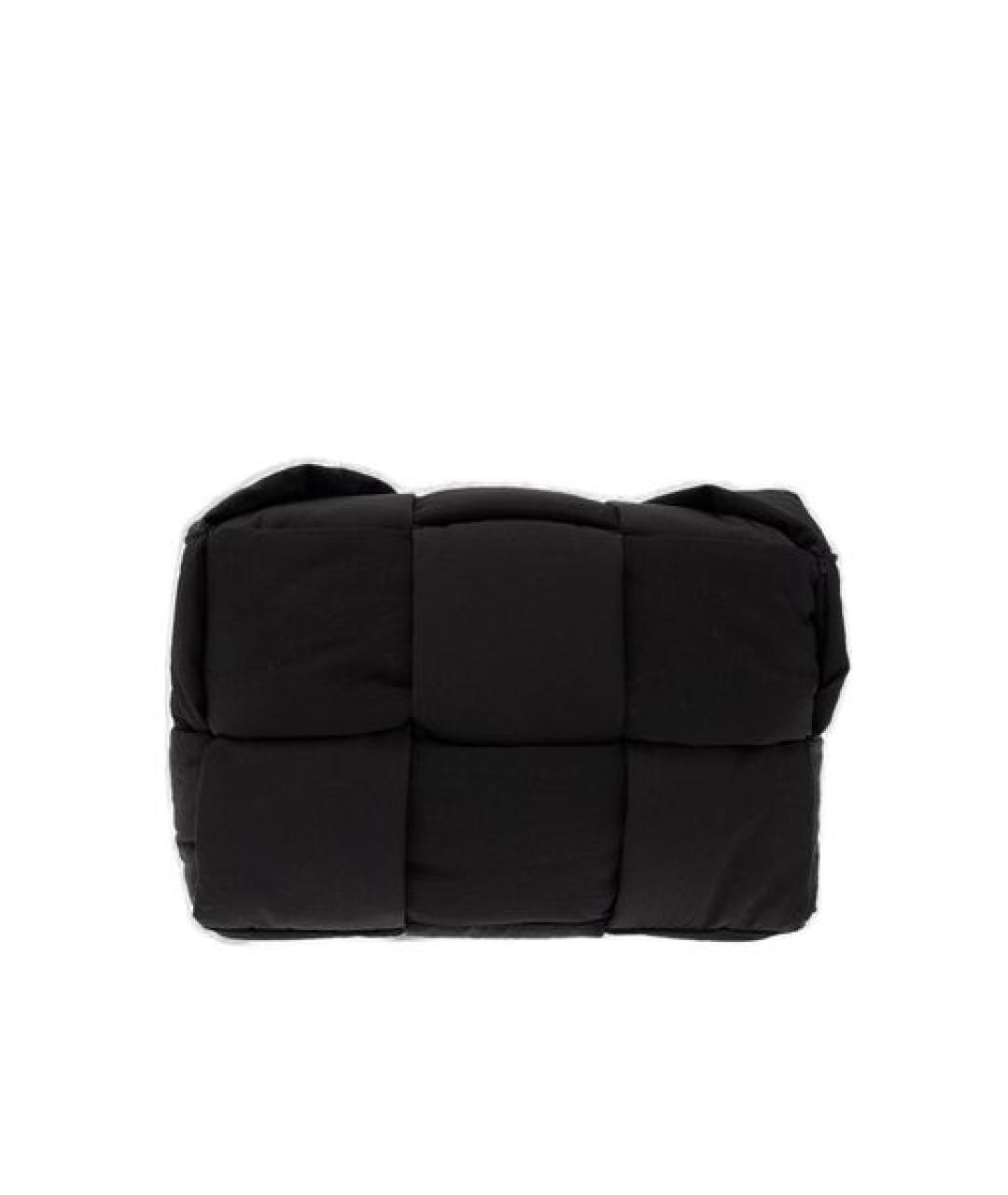 BOTTEGA VENETA Черная синтетическая сумка на плечо, фото 2