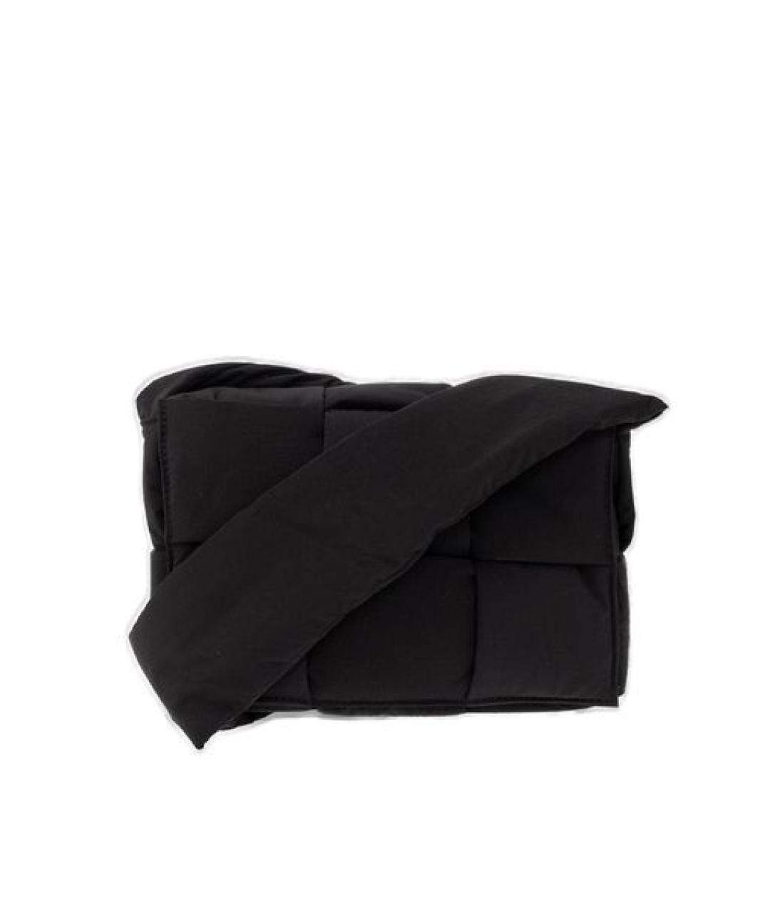 BOTTEGA VENETA Черная синтетическая сумка на плечо, фото 1