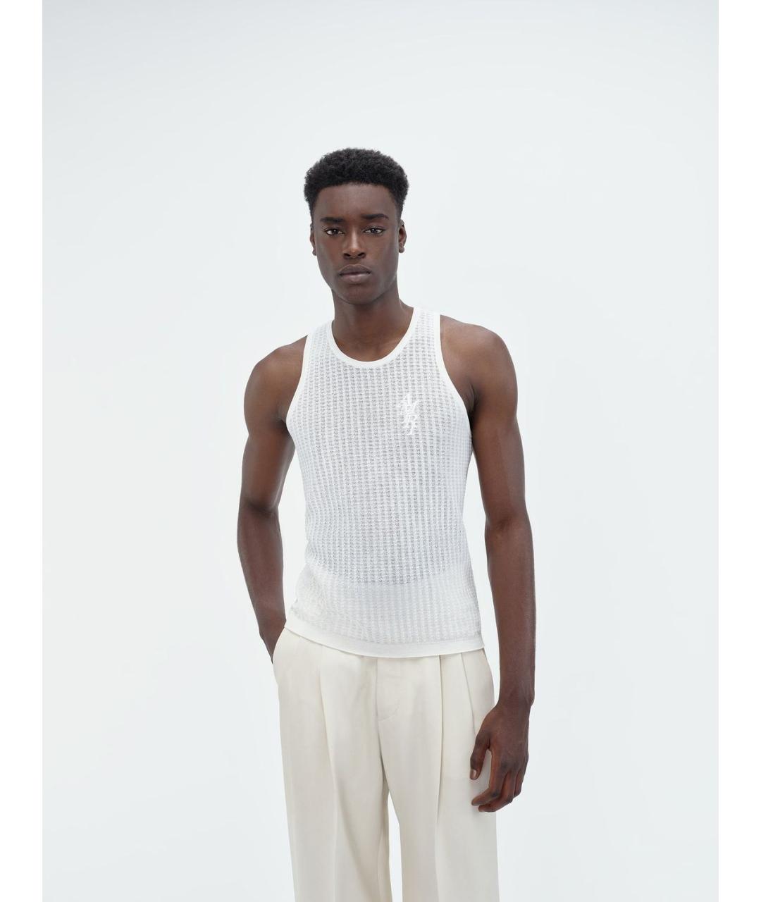 AMIRI Белая майка, фото 3