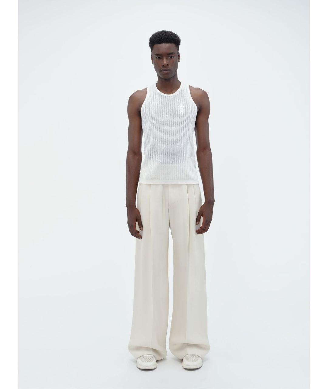 AMIRI Белая майка, фото 2