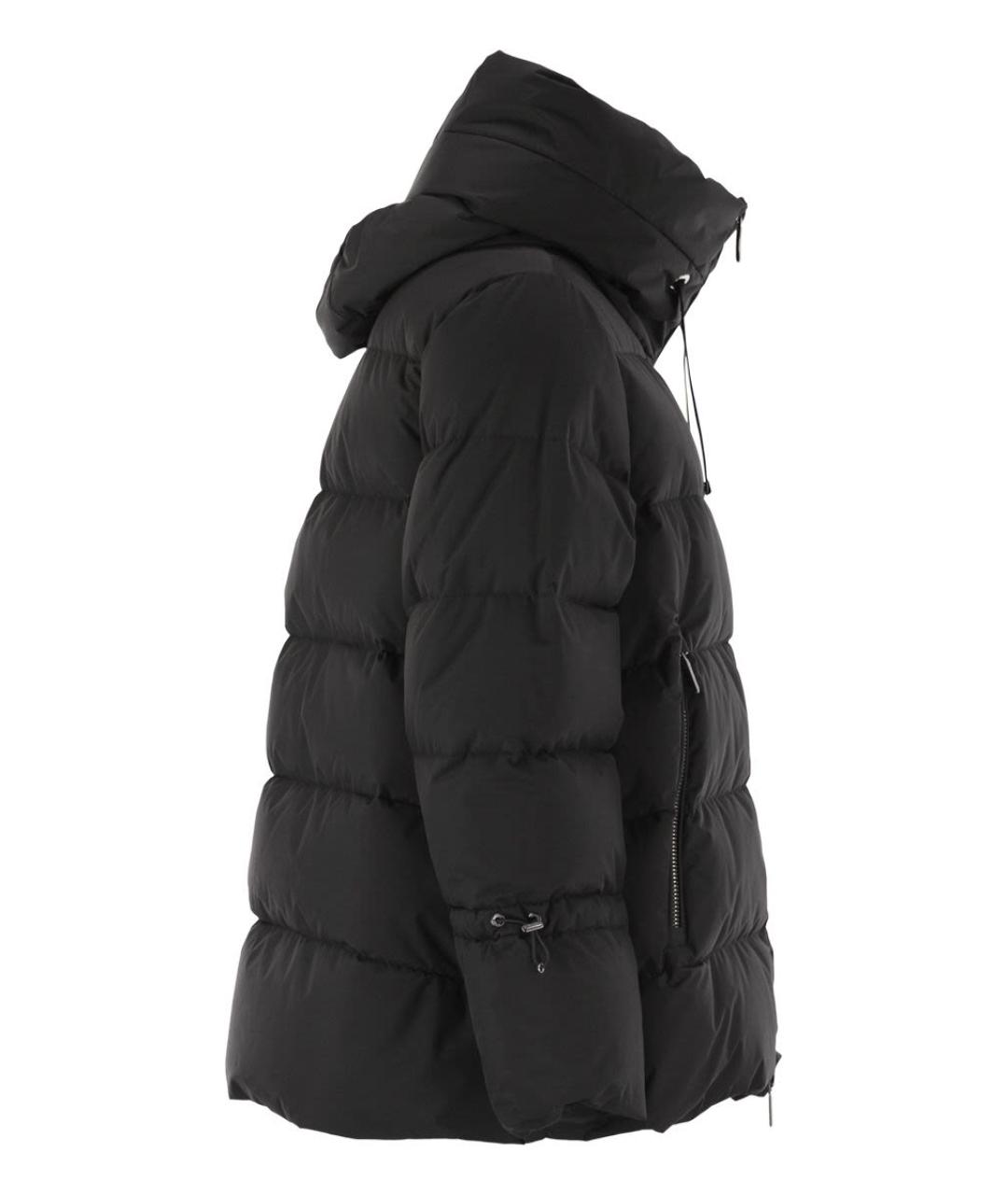 MOORER Черная полиэстеровая куртка, фото 3