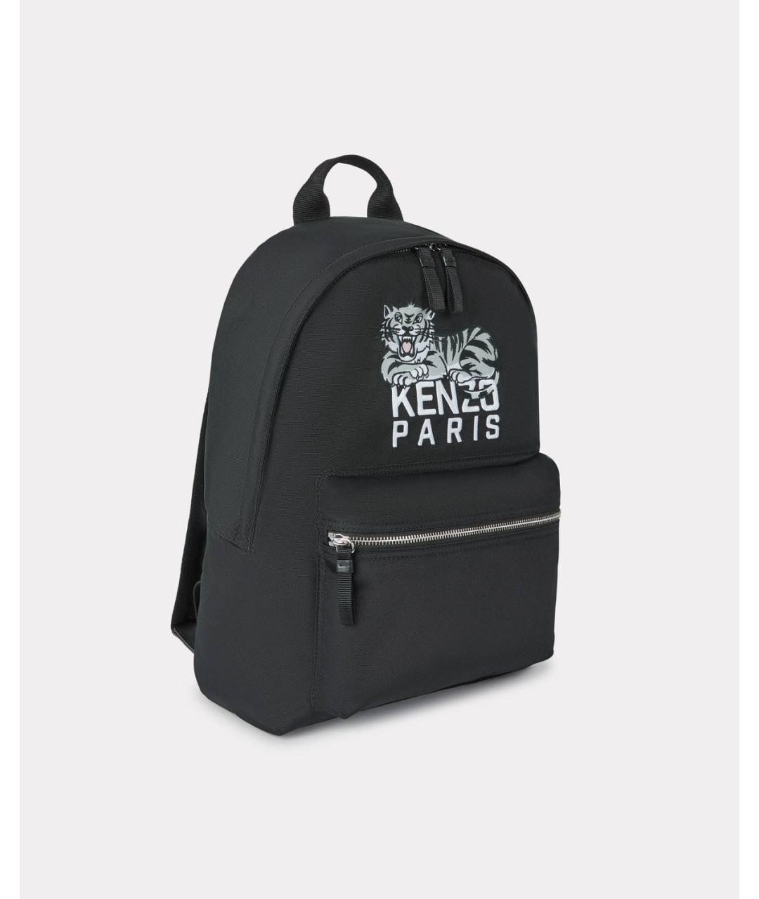 KENZO Черный синтетический рюкзак, фото 2