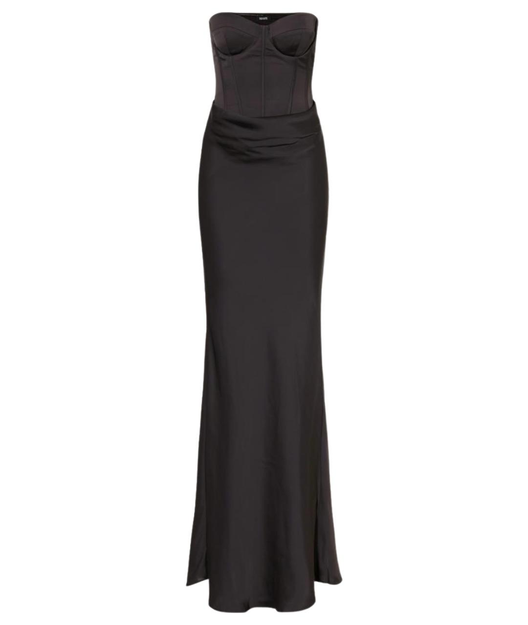 ROTATE Черное полиэстеровое вечернее платье, фото 1