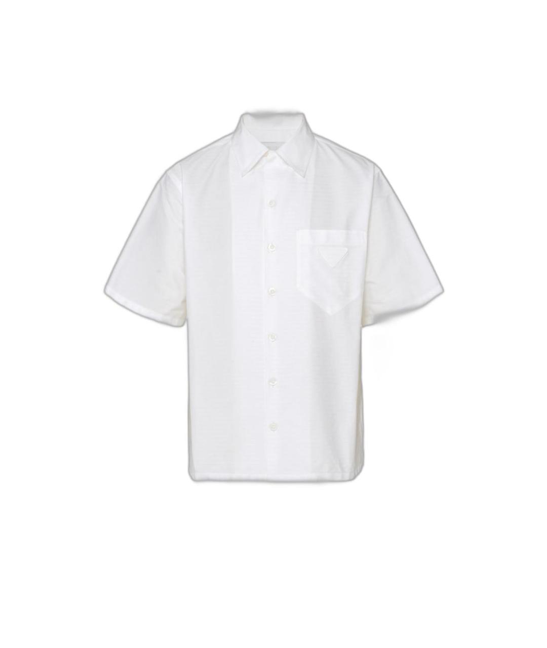 PRADA Белая хлопковая кэжуал рубашка, фото 1