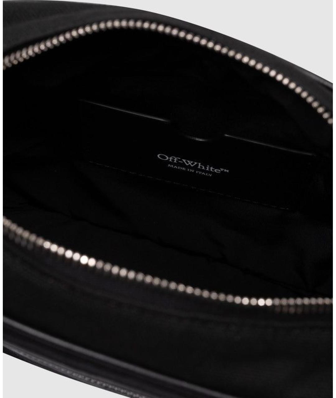 OFF-WHITE Черная сумка на плечо, фото 4