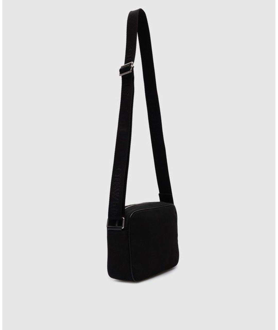 OFF-WHITE Черная сумка на плечо, фото 3