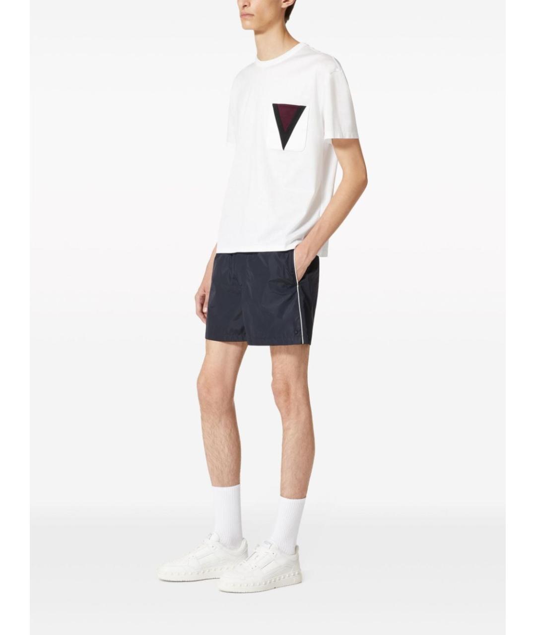 VALENTINO Синие полиамидовые плавки, фото 2