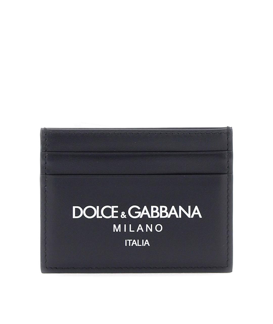 DOLCE&GABBANA Синий кожаный кардхолдер, фото 2