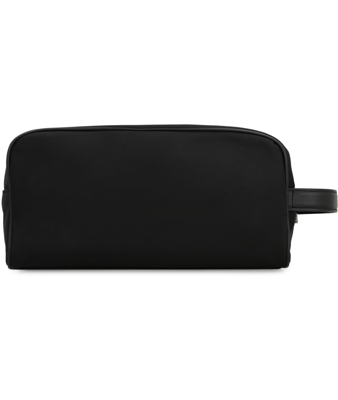 DOLCE&GABBANA Черная кожаная барсетка, фото 3