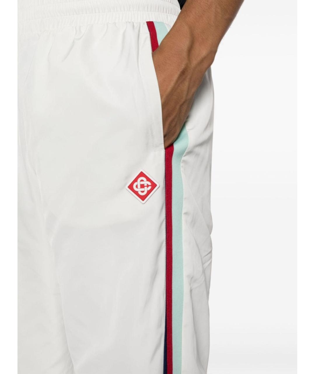 CASABLANCA Белые полиэстеровые повседневные брюки, фото 5