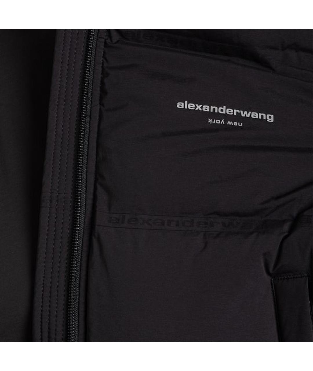 ALEXANDER WANG Черная полиамидовая куртка, фото 3