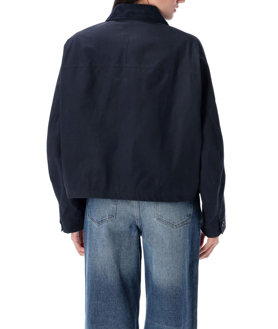 A.P.C. Темно-синяя хлопковая куртка, фото 3