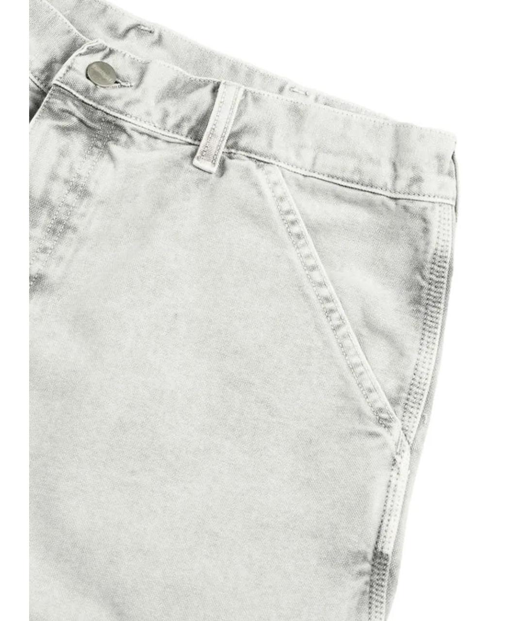 CARHARTT WIP Серые хлопковые шорты, фото 3