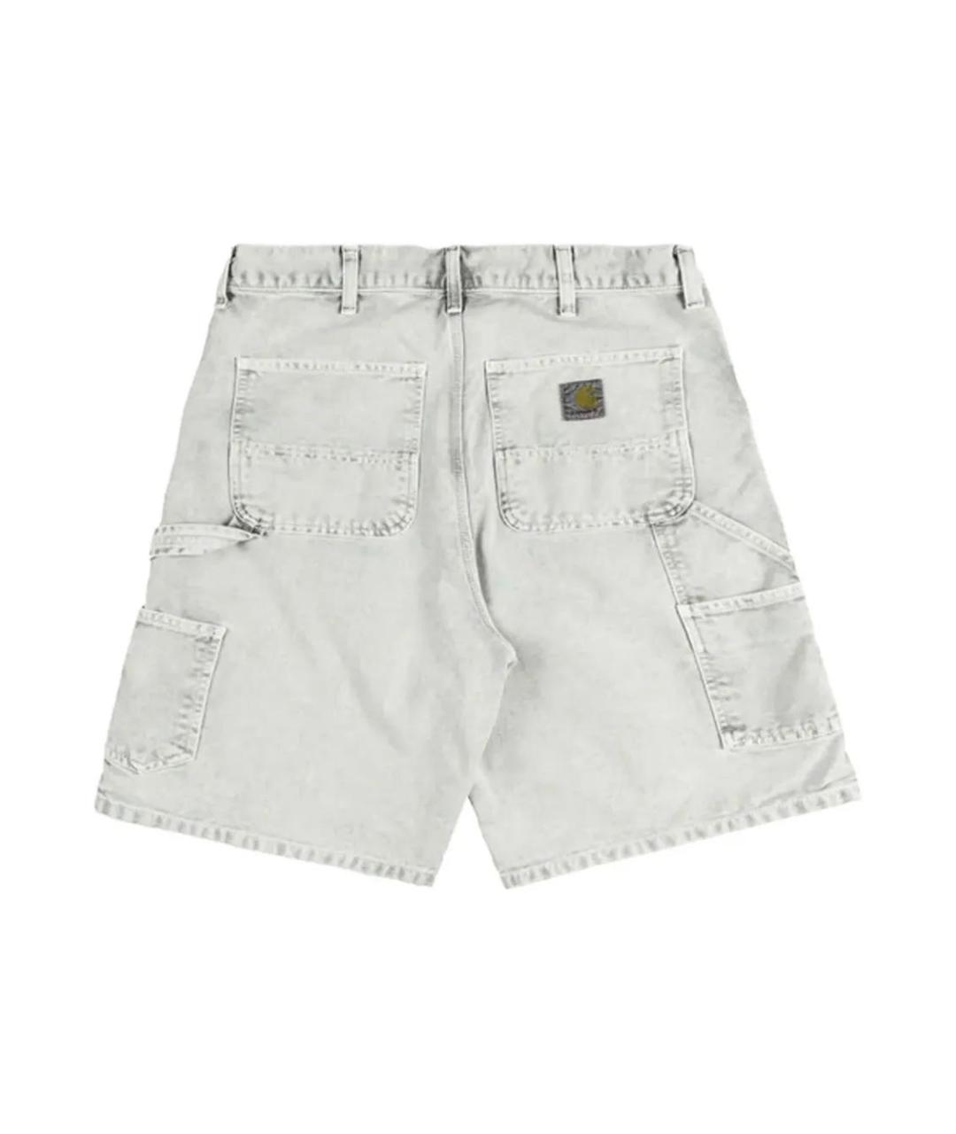 CARHARTT WIP Серые хлопковые шорты, фото 2