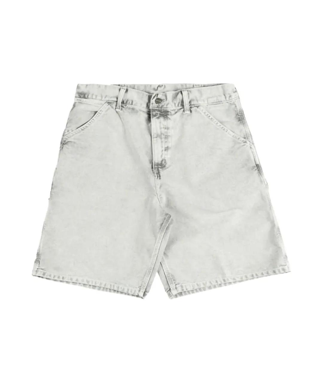 CARHARTT WIP Серые хлопковые шорты, фото 1
