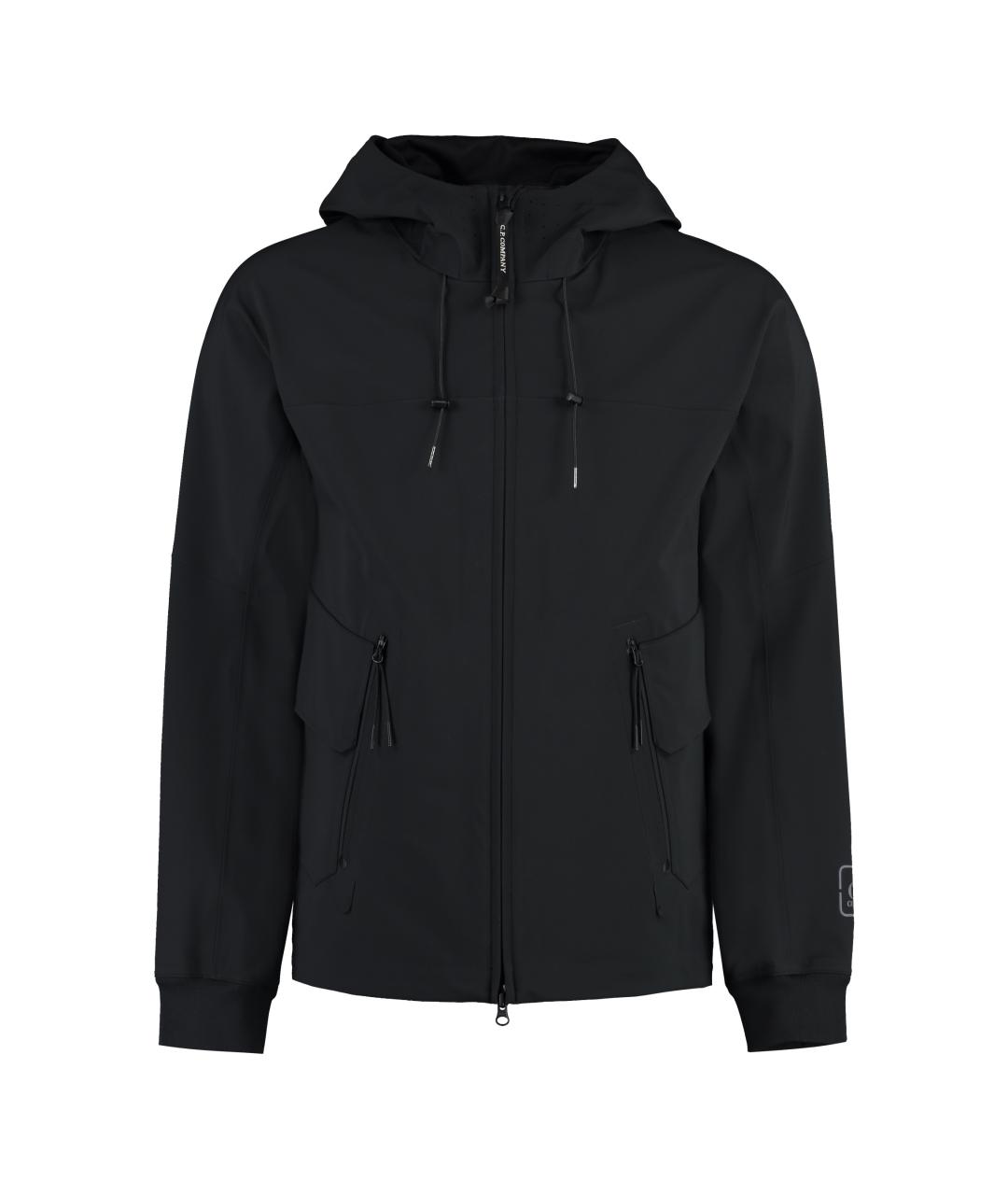 CP COMPANY Черная полиамидовая куртка, фото 1