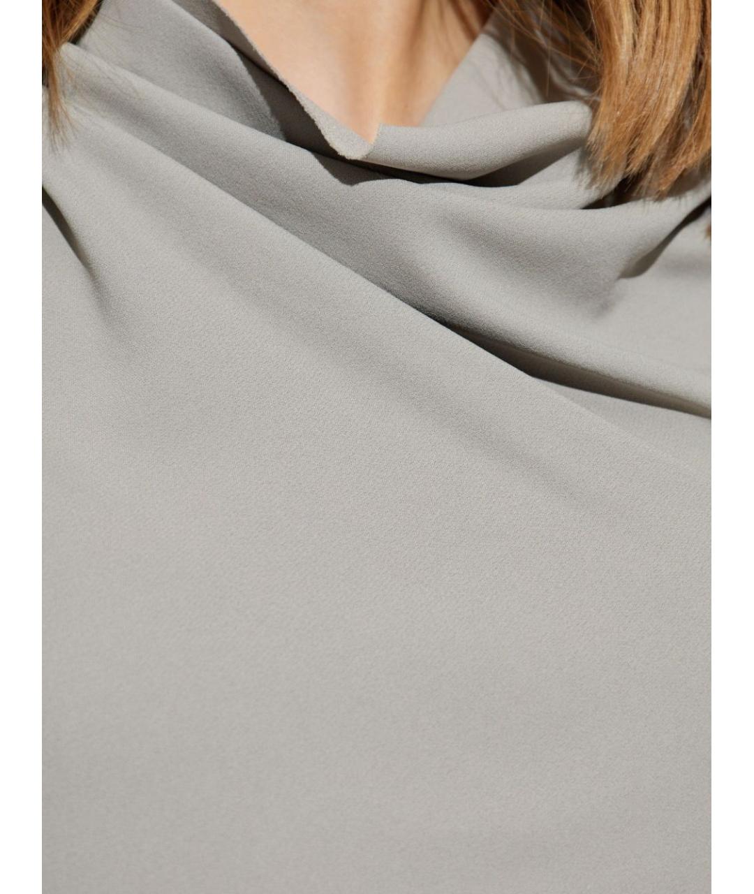 RICK OWENS Серый вискозный джемпер / свитер, фото 4