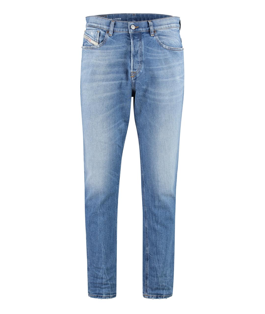 DIESEL Синие прямые джинсы, фото 1