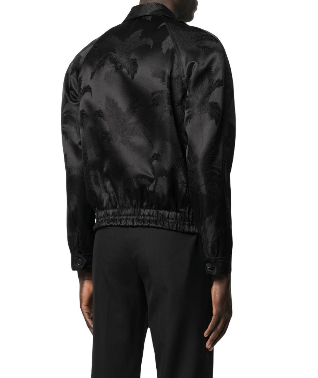 SAINT LAURENT Черная вискозная куртка, фото 4