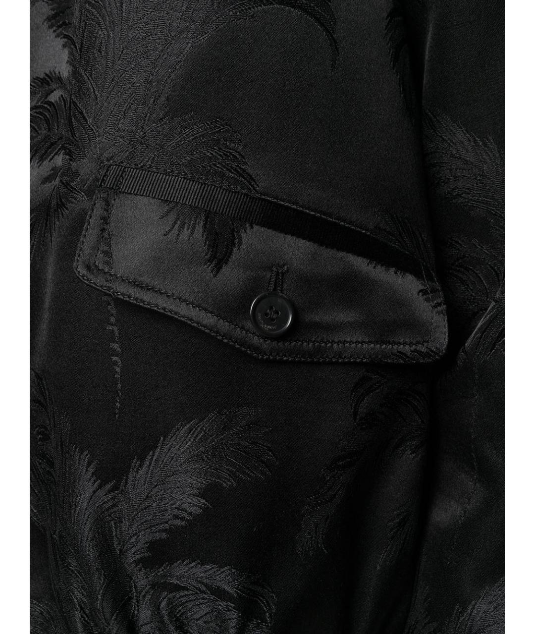 SAINT LAURENT Черная вискозная куртка, фото 5
