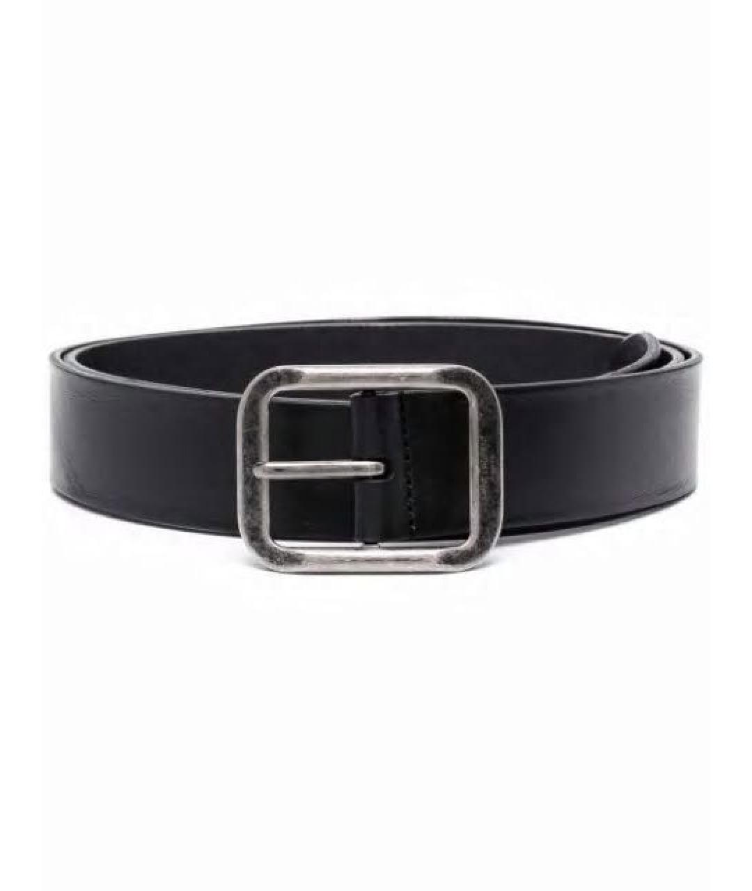 SAINT LAURENT Черный кожаный ремень, фото 1