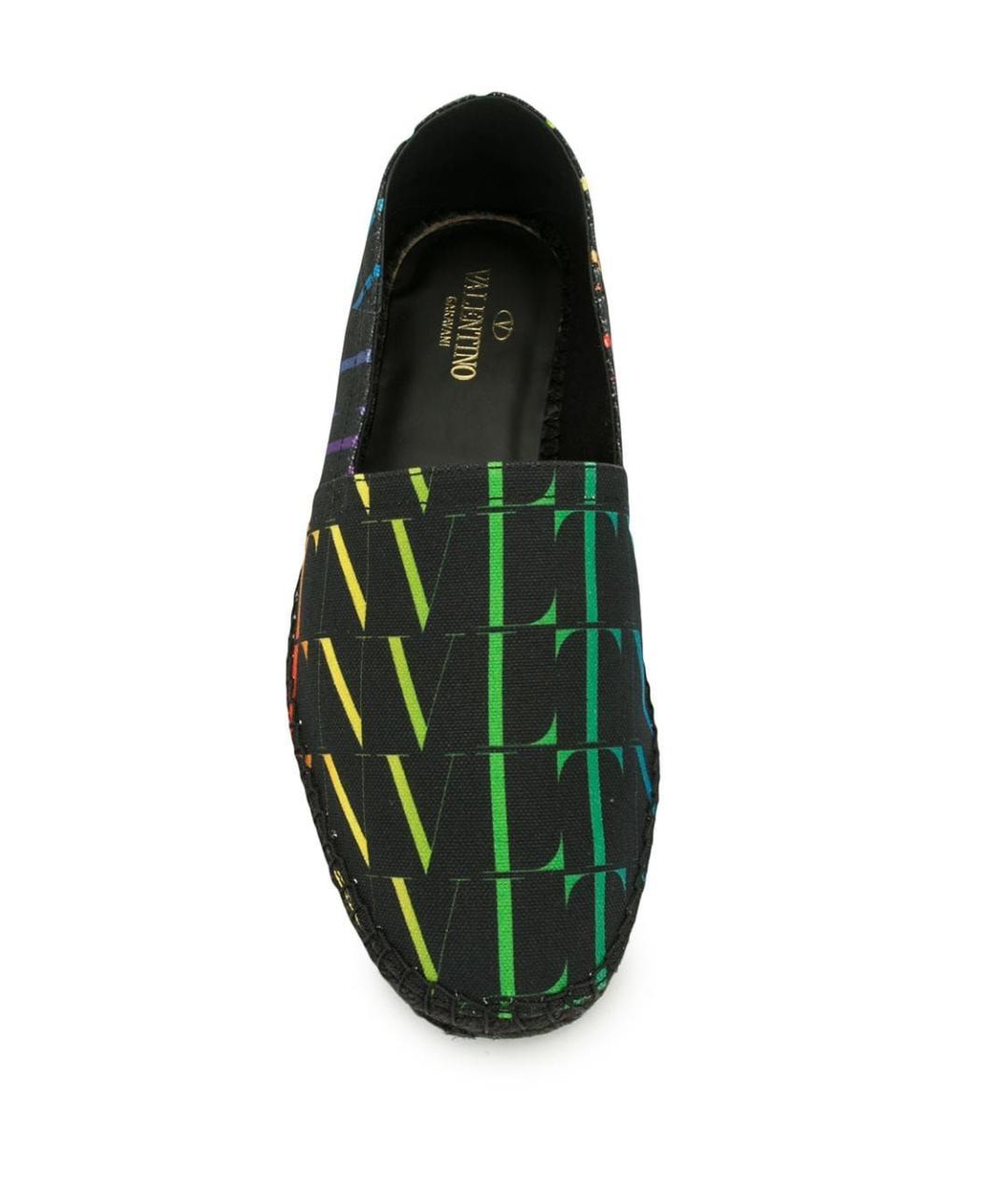 VALENTINO Мульти текстильные слипоны, фото 4