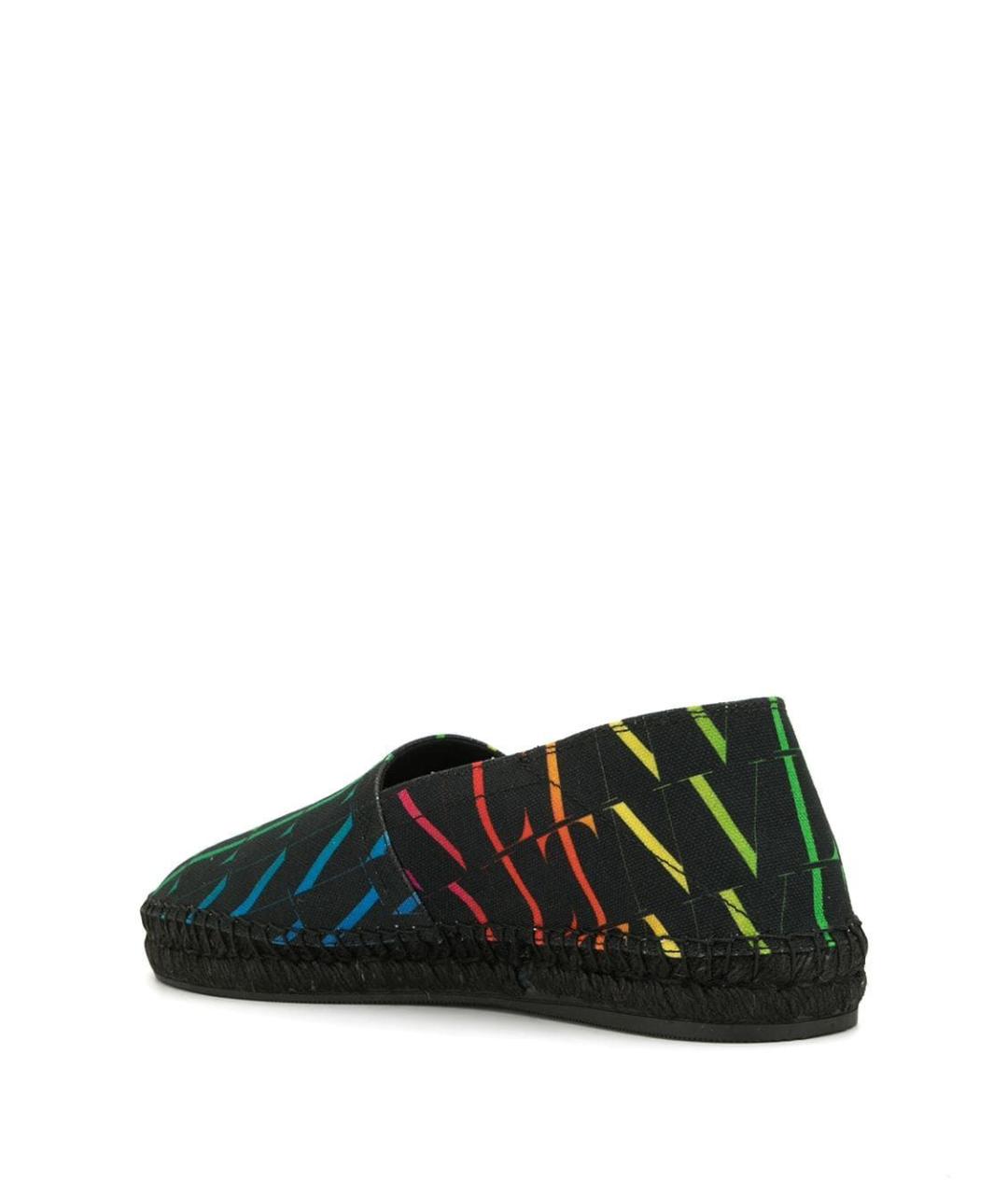 VALENTINO Мульти текстильные слипоны, фото 3