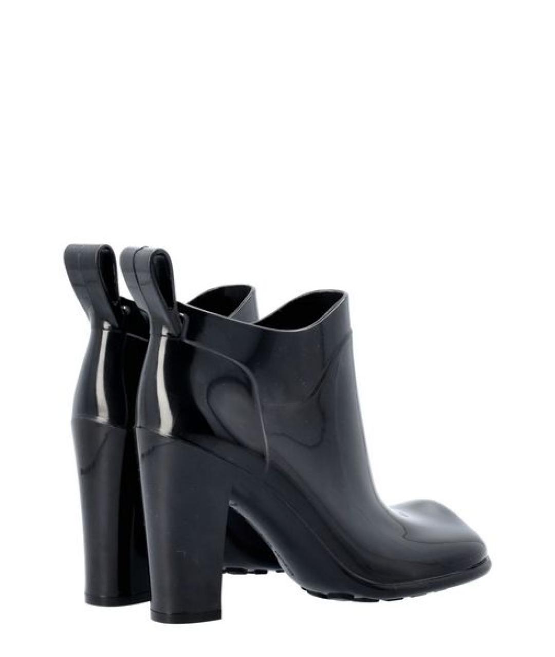 BOTTEGA VENETA Черные резиновые ботинки, фото 2