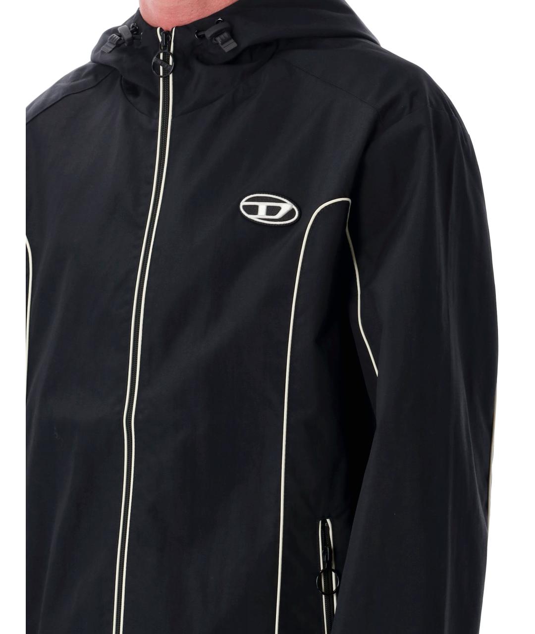 DIESEL Черная полиамидовая куртка, фото 6