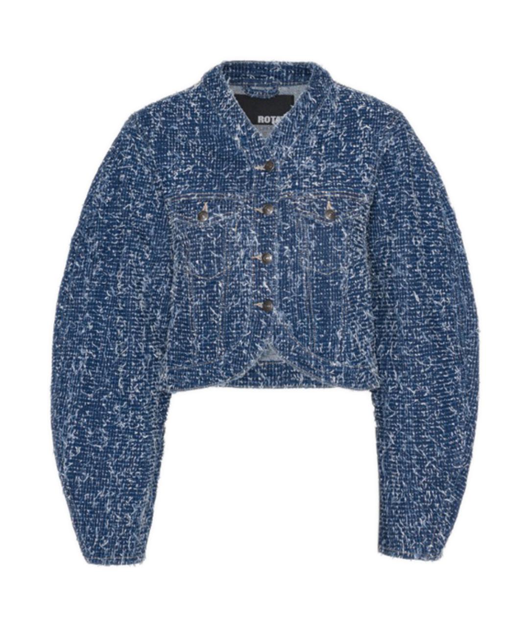 ROTATE Синяя хлопковая куртка, фото 1