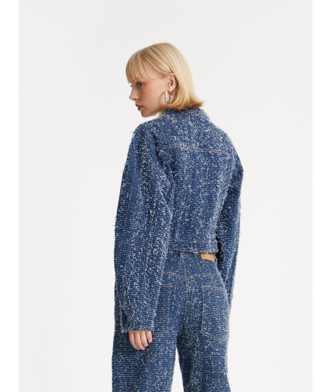 ROTATE Синяя хлопковая куртка, фото 4