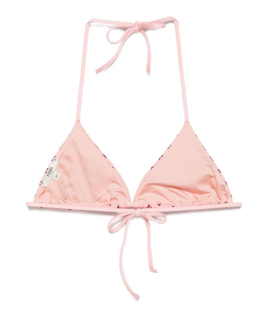 FENDI Розовый полиамидовый купальник, фото 2
