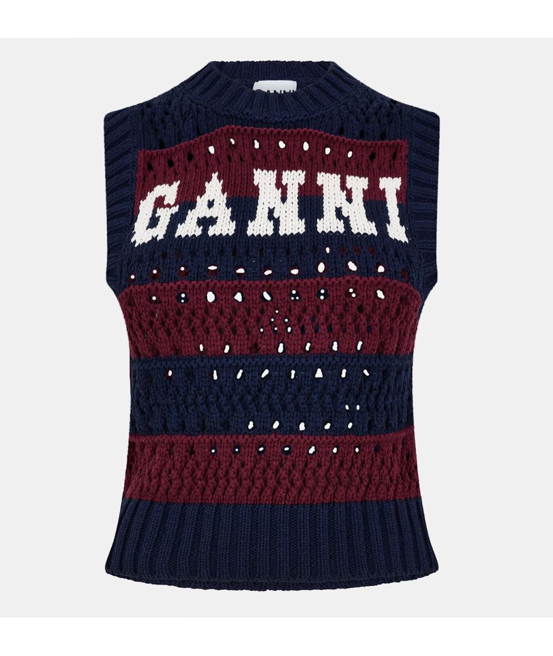 GANNI Мульти хлопковая жилетка, фото 7