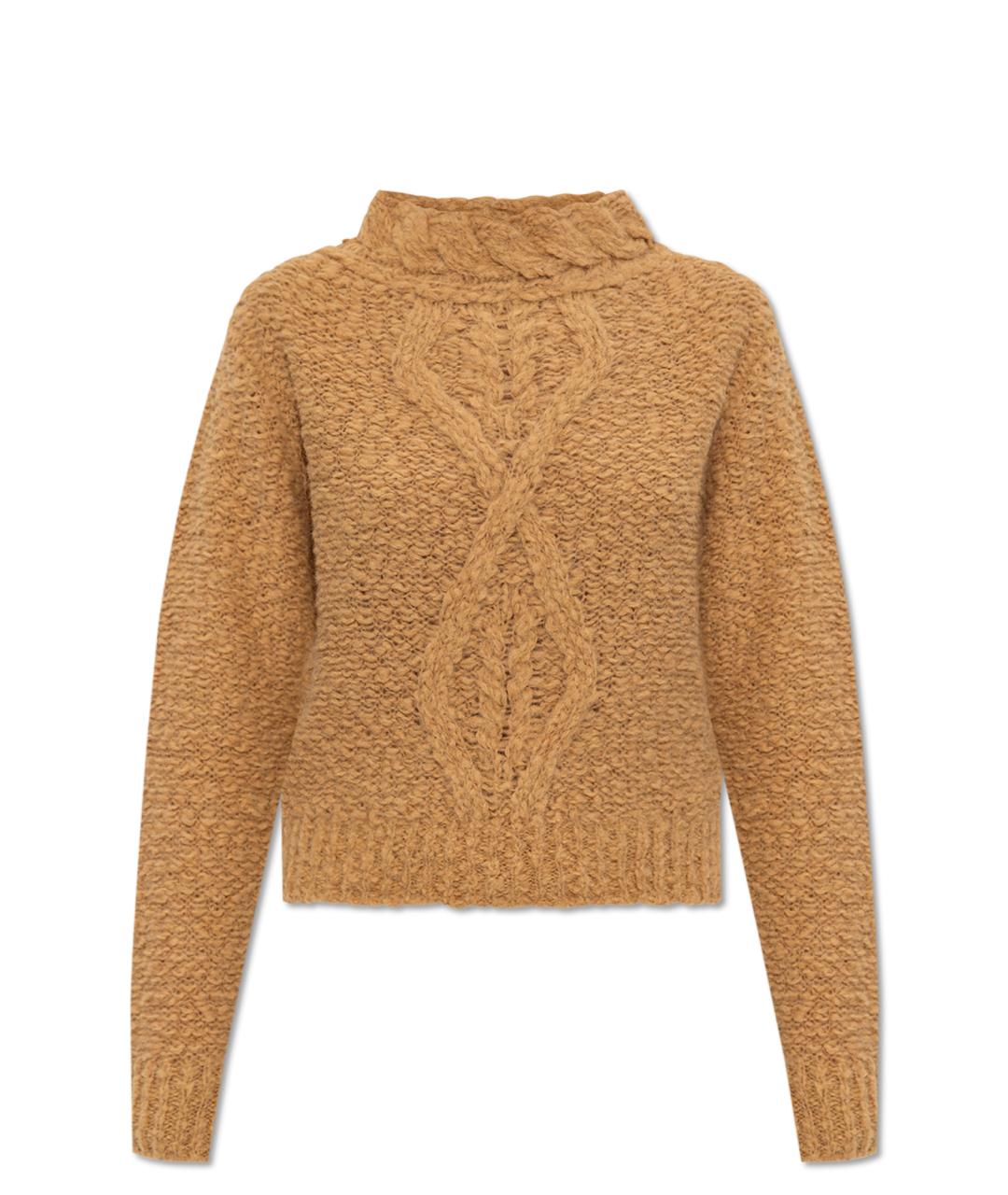 ISABEL MARANT Бежевый шерстяной джемпер / свитер, фото 1