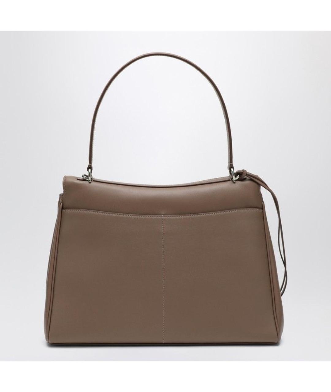 BALENCIAGA Коричневая кожаная сумка тоут, фото 2