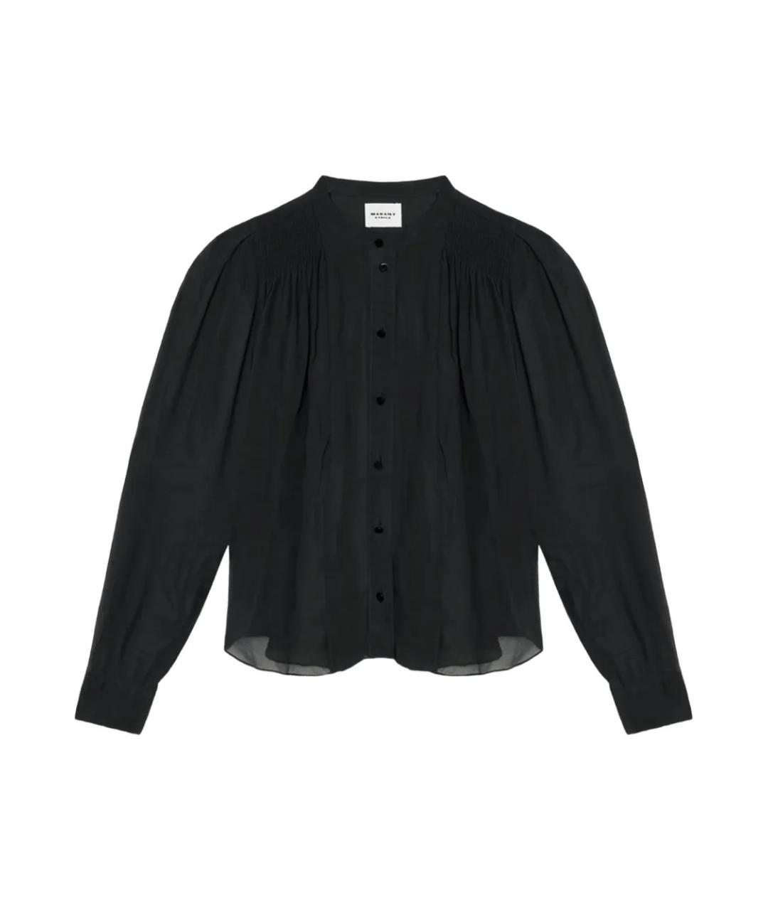 ISABEL MARANT Черная шелковая рубашка, фото 1