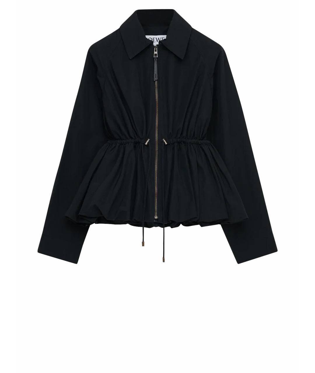 LOEWE Черная хлопковая куртка, фото 1